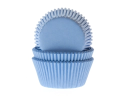 Cupcake liner Sky blue 50x33 mm