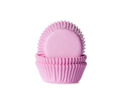 MINI cupcake liner plain pink 35x23mm