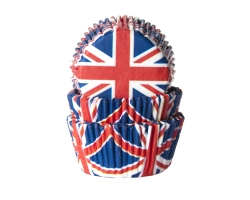 Baking cup vlag Groot-Brittannië 50x33 mm