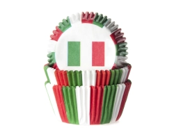 Baking cup flag Italy 50x33 mm