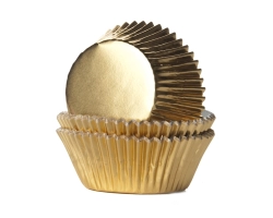 Baking cup Gold foil 51x38 mm