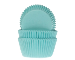 Baking cup Turquoise 50x33 mm