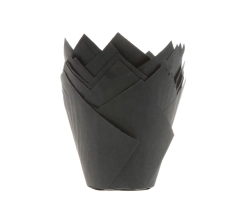 Muffin tulip cups Black