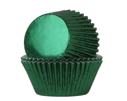 Baking cup Green Foil 51x38 mm