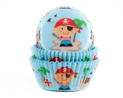 Baking cup Pirate 50x33 mm