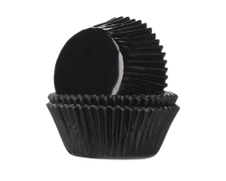 Baking cup Black foil 51x38 mm