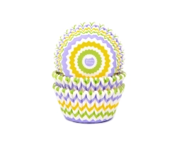 Baking cups Chevron Spring 50x33mm