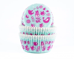 carton 20.000 bulk: Baking cup Fancy Teaparty 50x33 mm