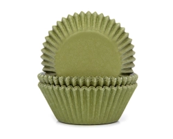 baking cases MOSS GREEN 50x32.5mm