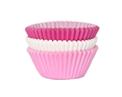 Baking cases assorti roze