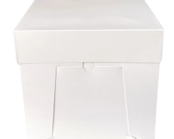 30cm high cake box with separate lid 30x30x30cm