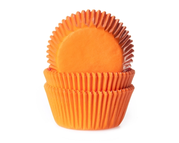 Cupcake liner Orange 50x33 mm