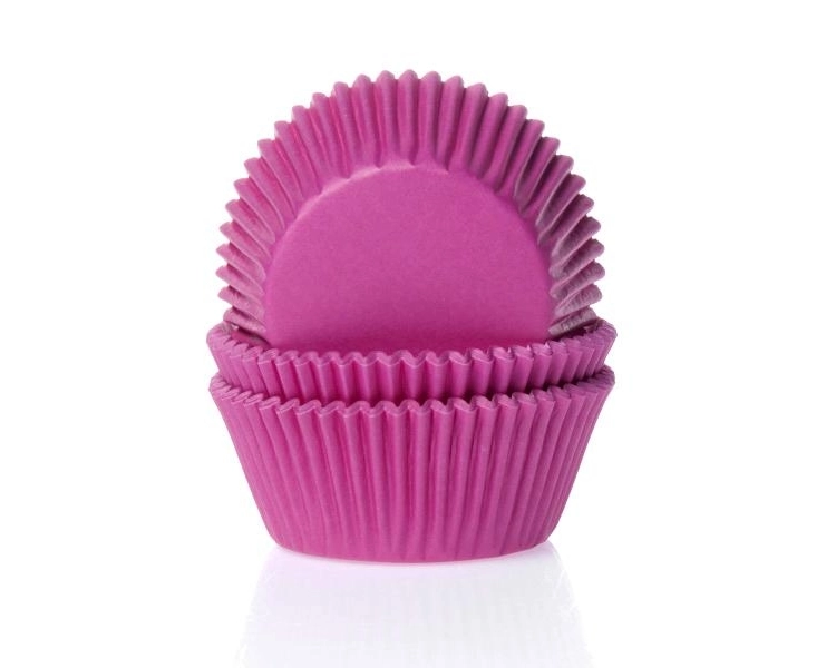 Cupcake liner Hot pink 50x33 mm
