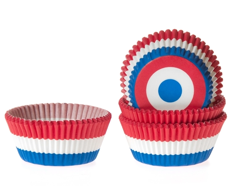 Baking cup Dutch flag 50x33mm