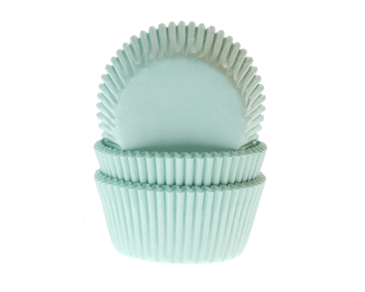 Cupcake liner Mint green 50x33mm