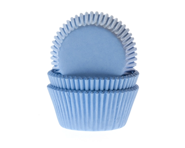 Cupcake liner Sky blue 50x33 mm