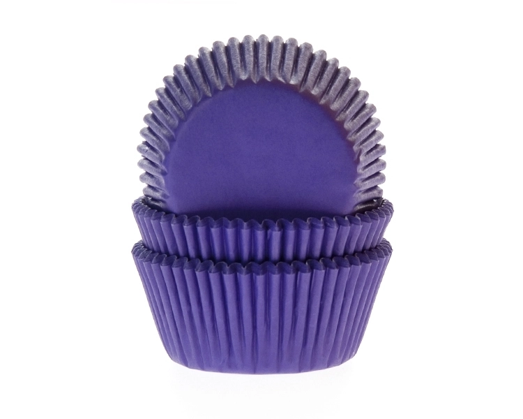 Cupcake liner Purple 50x33 mm