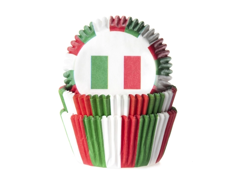 Baking cup flag Italy 50x33 mm