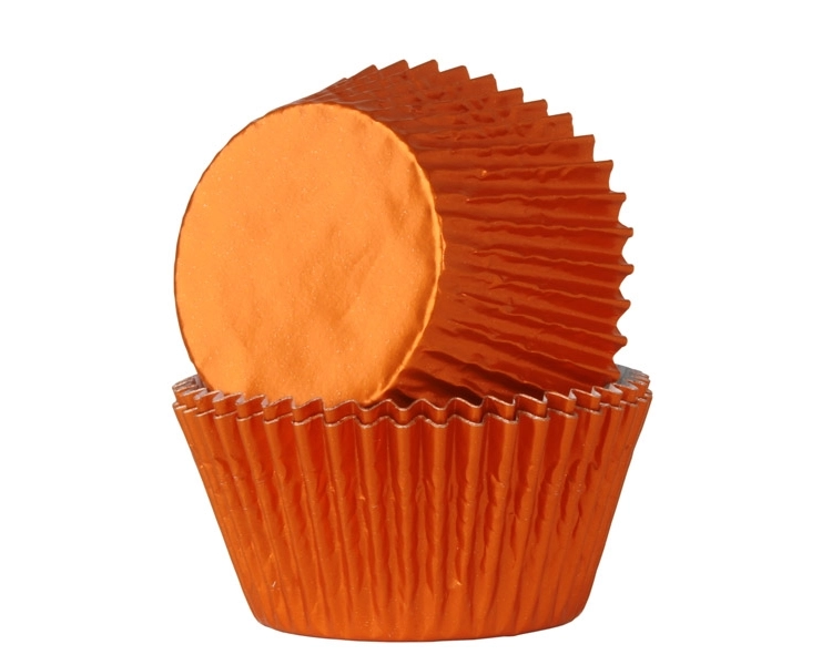 Baking cup Orange foil 51x38 mm