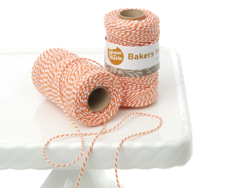 Bakers Twine Orange - 100 metres