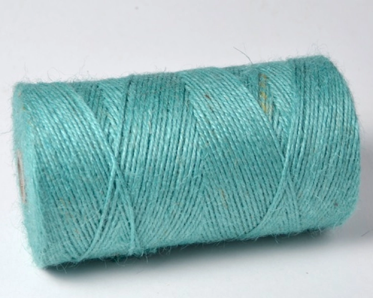 Jute twine 20 m AQUA