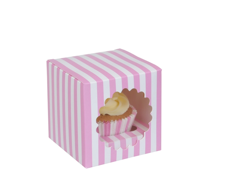 9 cm Heigh! 1 cupcakebox Circus pink