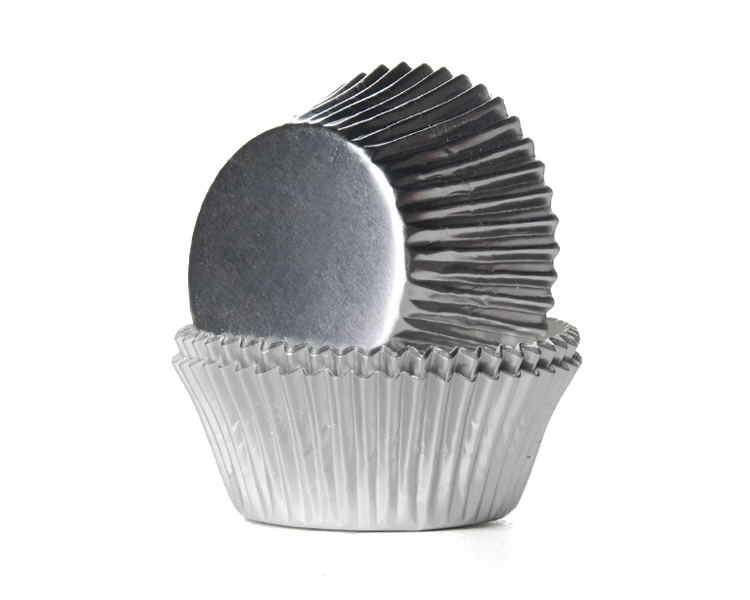 Baking cup Silver foil 51x30 mm