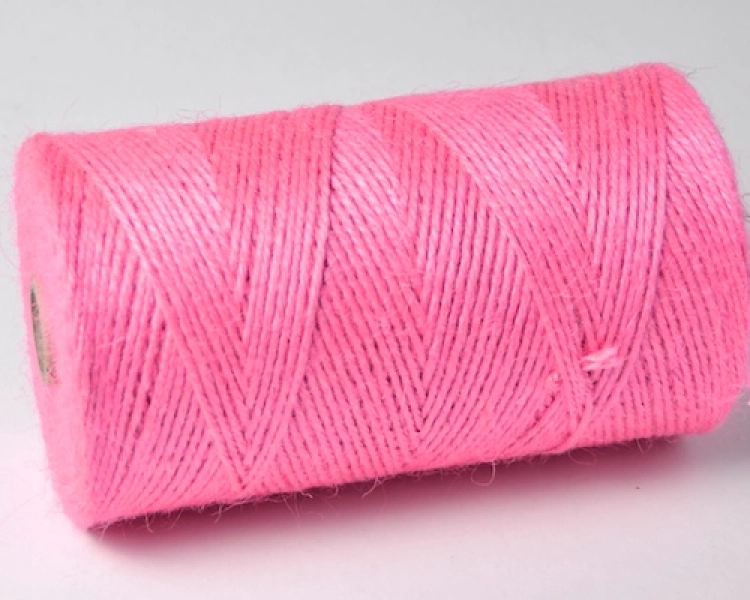 Jute twine Hot pink 20 m