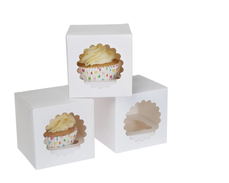 1 cupcakebox WHITE - 3 pcs in retail pack