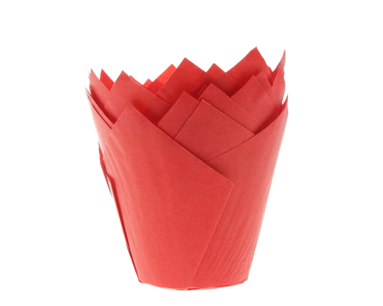 Muffin tulip red