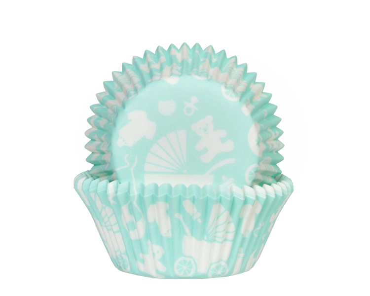 Baking cup Newborn Mint 50x33mm