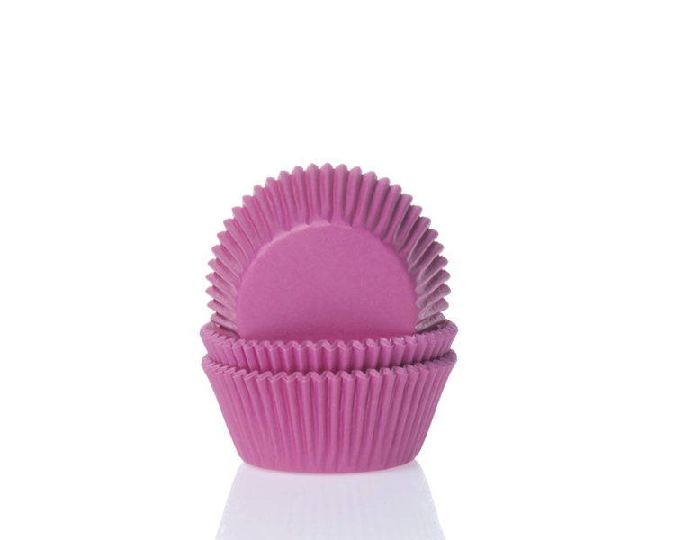 baking cases MINI Hot Pink 35x23mm