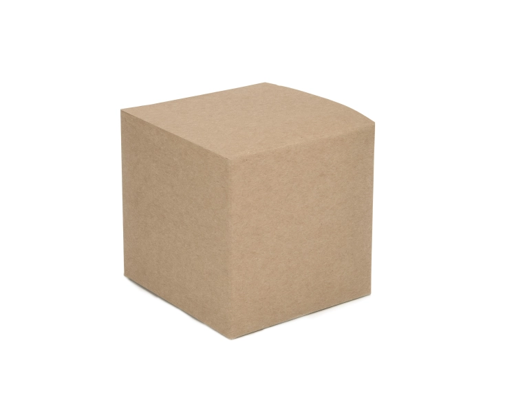 ECO-LINE 1 cupcakebox KRAFT NO WINDOW Box: FSC, recycled, Compostable: