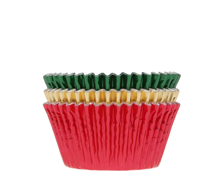 Baking cups Foil Christmas 51x38 mm