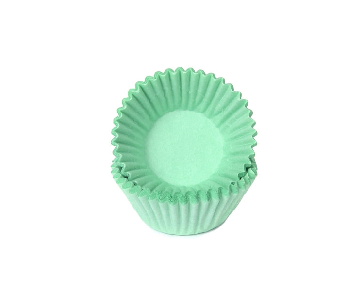 bulk baking cups chocolat/petit four 25x19mm mint