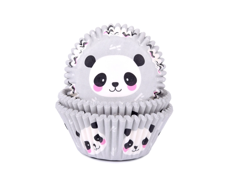 baking cups Panda 50x33mm
