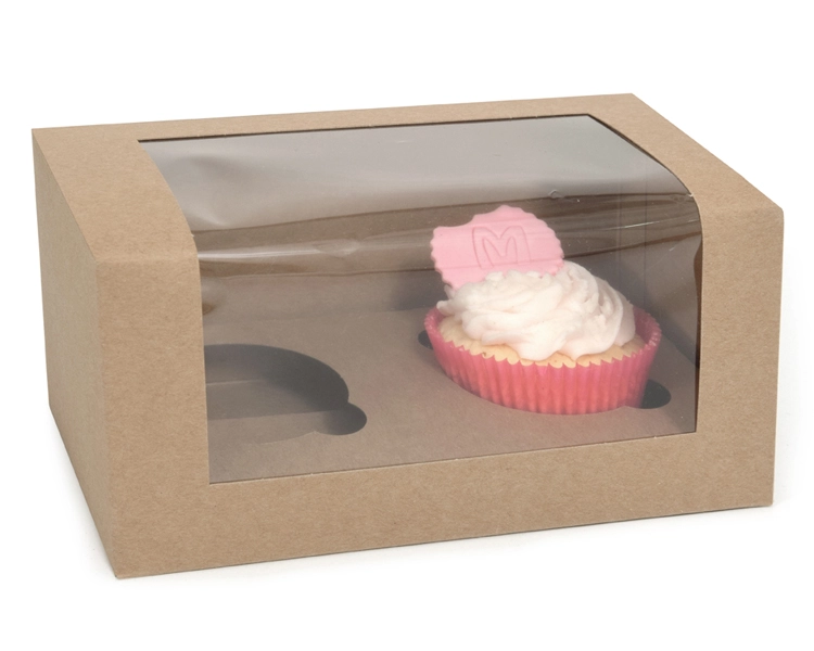 2 cupcakebox KRAFT ECO-line - 3 pcks in a retailpack