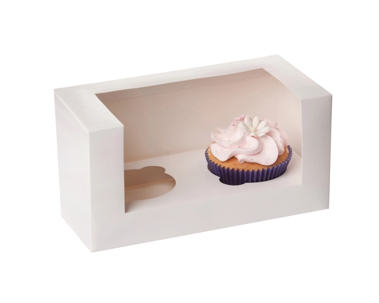 2 cupcake box WHITE - 3 pcs in a retail pack