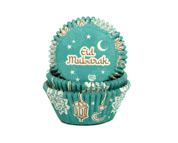Baking cups Eid Mubarak 50x33 mm