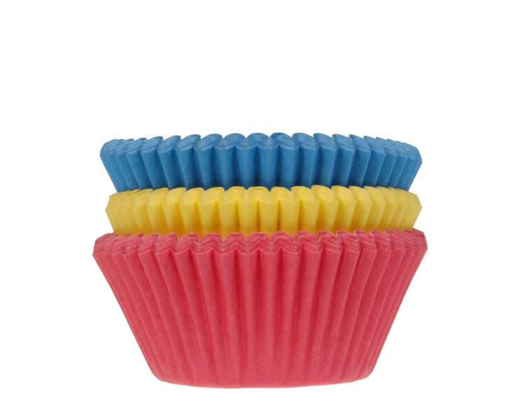 75 Baking cups Primary 50x33mm