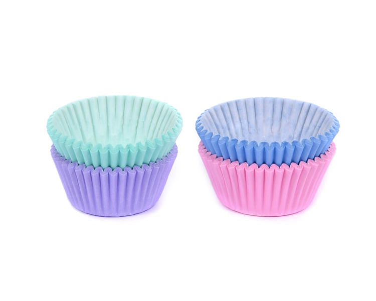 Baking cups Mini assorted pastel 35x23mm
