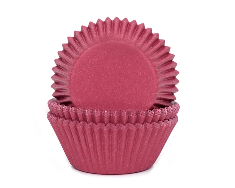 Baking cases WINE RED 50x32.5mm