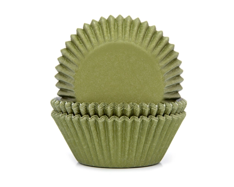 baking cases MOSS GREEN 50x32.5mm