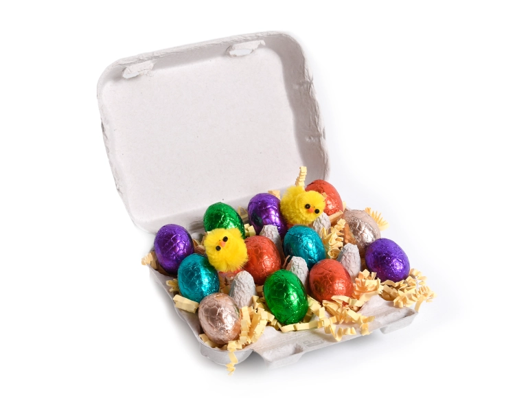 (Quail) egg cartons 12 holes PULP